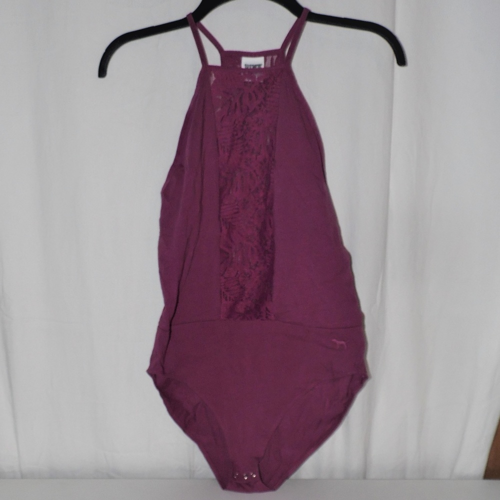 Pink by Victoria's Secret Lace Teddy Medium